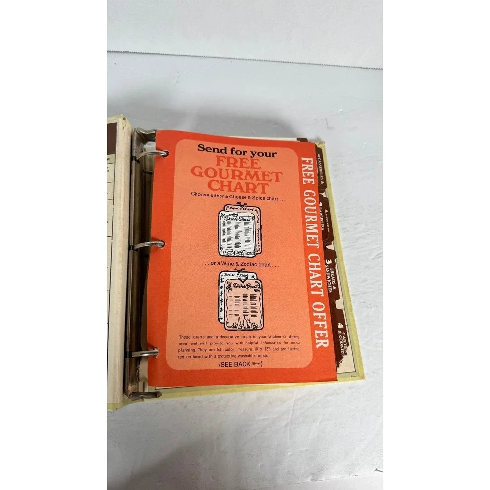 The Complete Family Cook Book 1969 Vintage Binder Recipes Curtin Publications